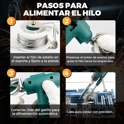 Soldador Eléctrico de Alta Eficiencia + Careta para soldar